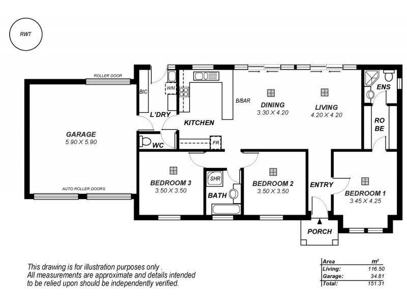 9 Tabard Street, Hampstead Gardens SA 5086 Floorplan