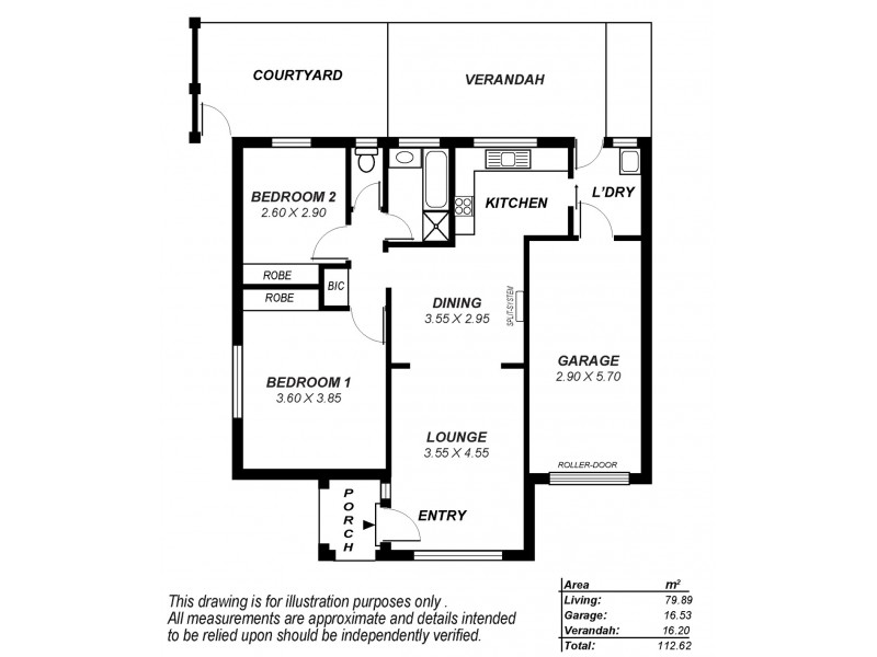 1/16 Markham Avenue, Enfield SA 5085 Floorplan