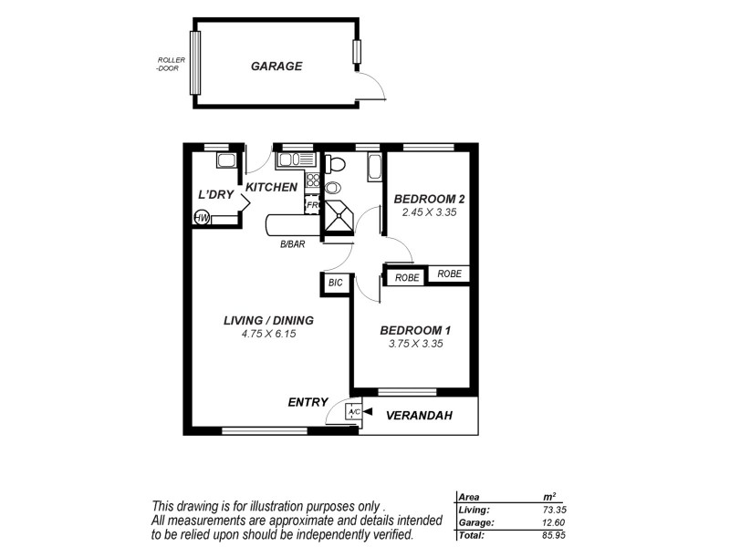 1/157 Prospect Road, Prospect SA 5082 Floorplan