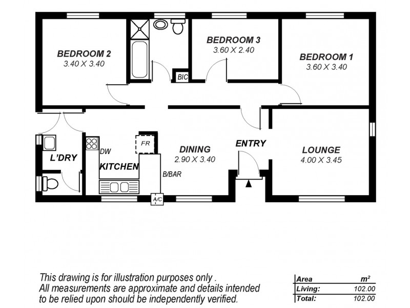 10 Eugene Crescent, Parafield Gardens SA 5107 Floorplan