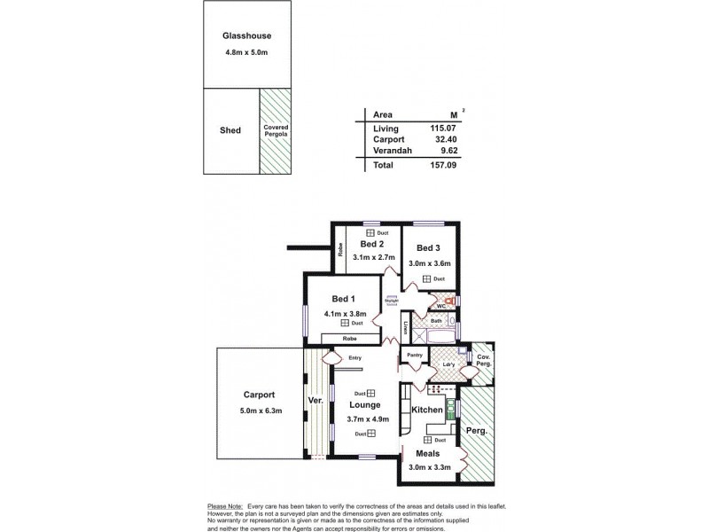 3 Kooline Crescent, Gilles Plains SA 5086 Floorplan