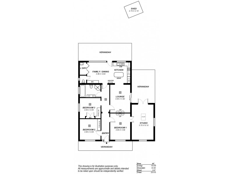 3 French Street, Broadview SA 5083 Floorplan