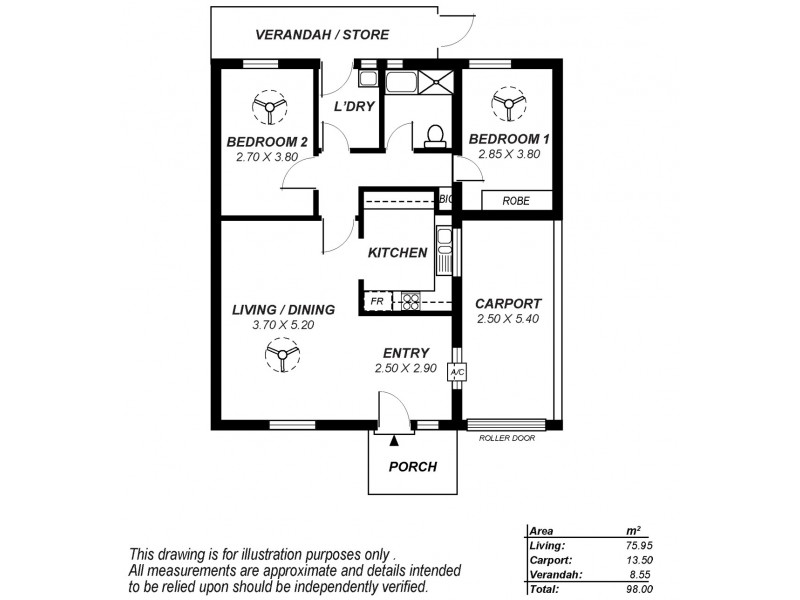 2/31 Park Terrace, Gilberton SA 5081 Floorplan