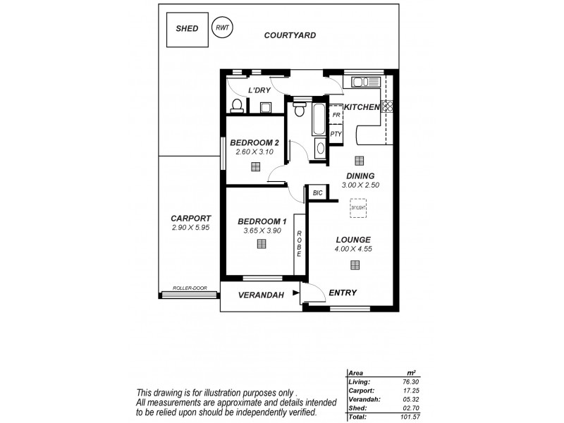 2/1 Price Avenue, Klemzig SA 5087 Floorplan