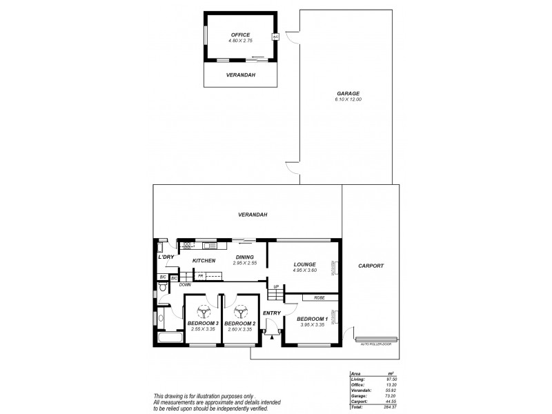 6 Brolga Ave, Ingle Farm SA 5098 Floorplan