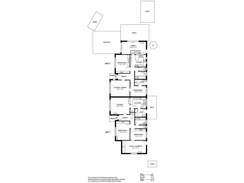1 & 2/25 Amber Avenue, Clearview SA 5085 Floorplan