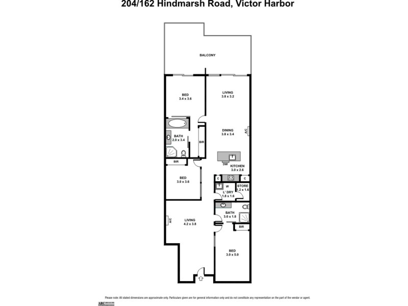 204/162 Hindmarsh Road, Victor Harbor SA 5211 Floorplan