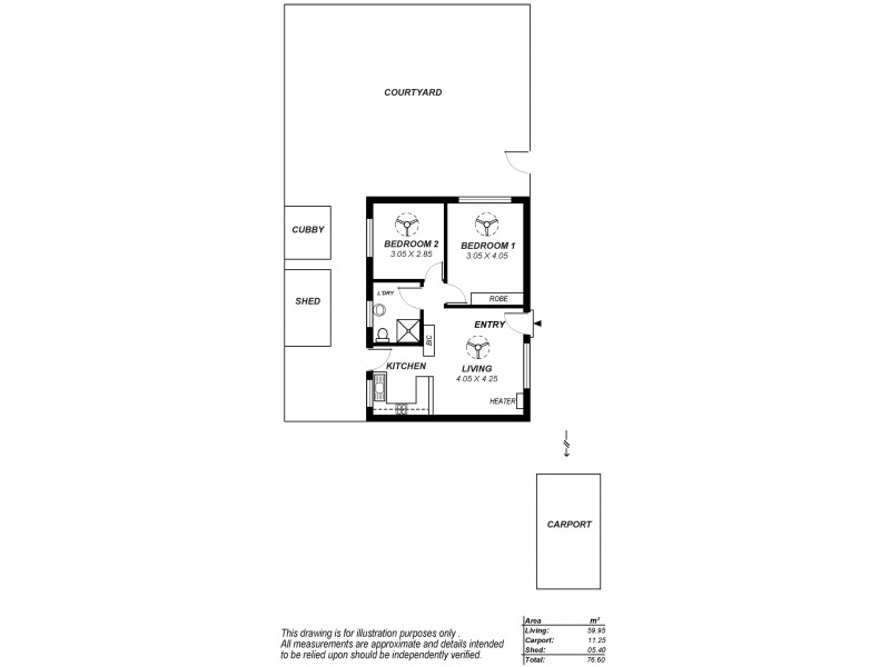 1/70 Boucaut Avenue, Klemzig SA 5087 Floorplan