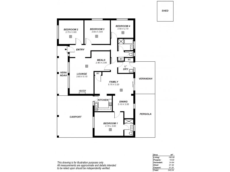24 Vingara Drive, Dernancourt SA 5075 Floorplan
