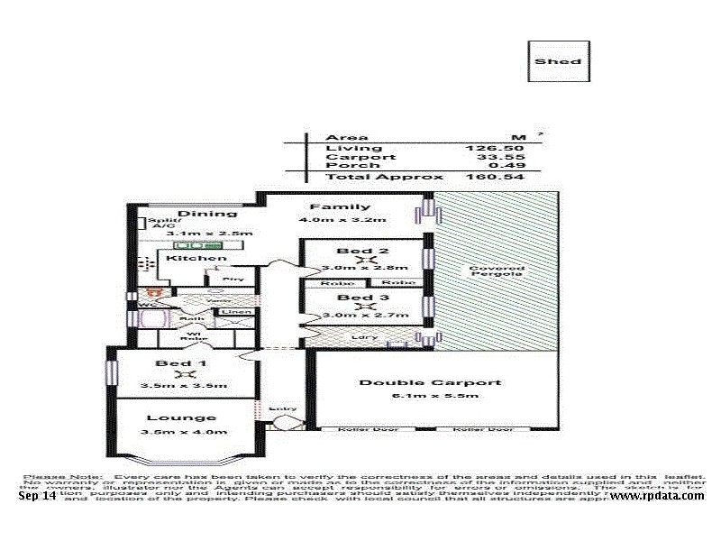 11 Chestnut Grove, Blakeview SA 5114 Floorplan