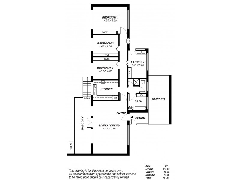 6 Lewis Avenue, Tea Tree Gully SA 5091 Floorplan