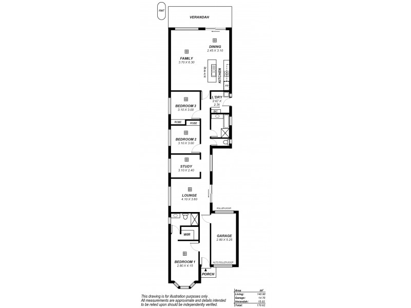 35A Blyth Street, Clearview SA 5085 Floorplan