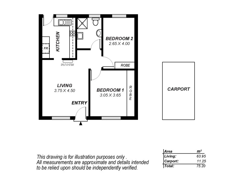 7/52 George Street, Clarence Park SA 5034 Floorplan