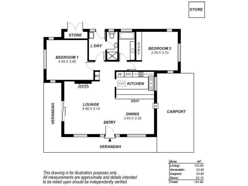 4a Llandower Avenue, Evandale SA 5069 Floorplan