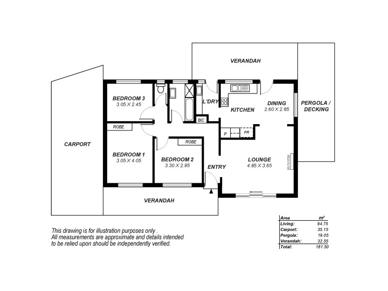 8 Grant Avenue, Gilles Plains SA 5086 Floorplan