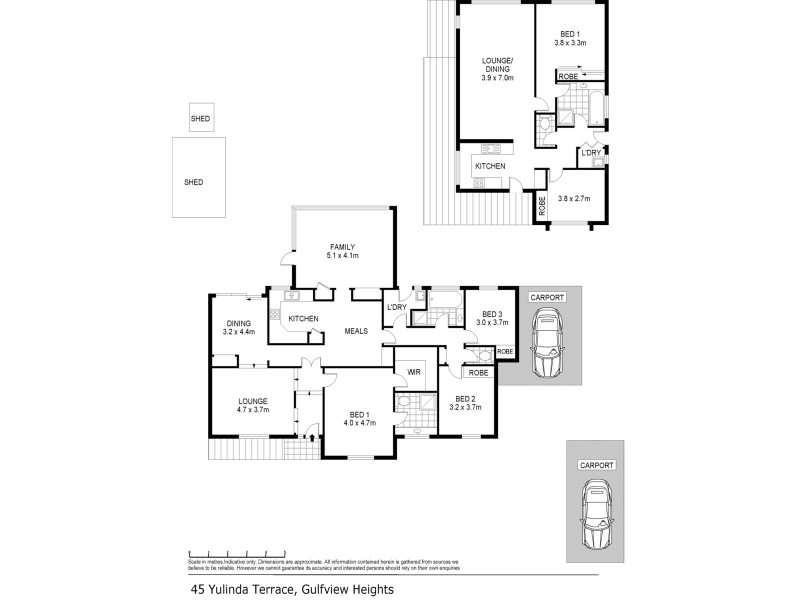 45 Yulinda Terrace, Gulfview Heights SA 5096 Floorplan