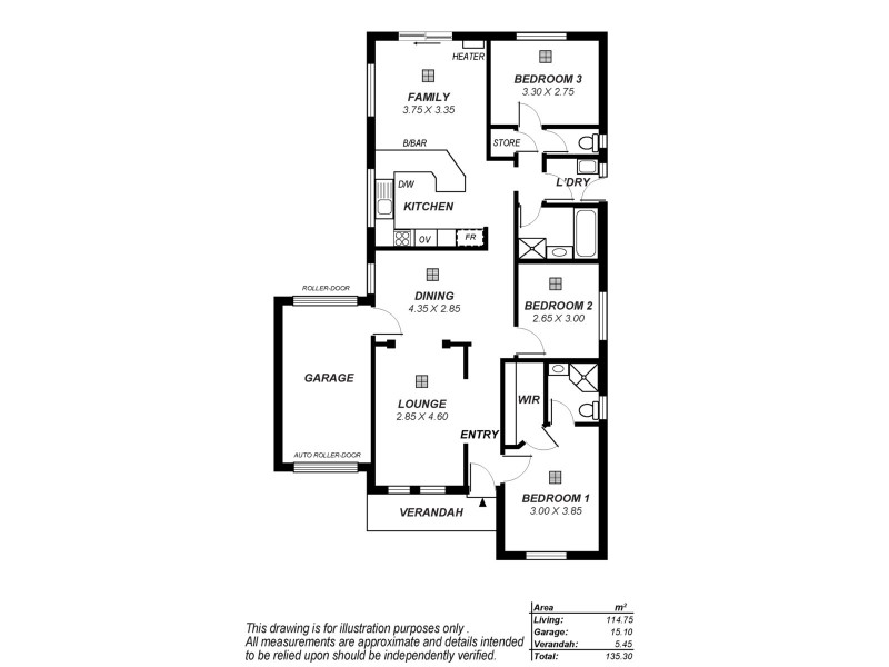 34 Queensborough Avenue, Hillcrest SA 5086 Floorplan