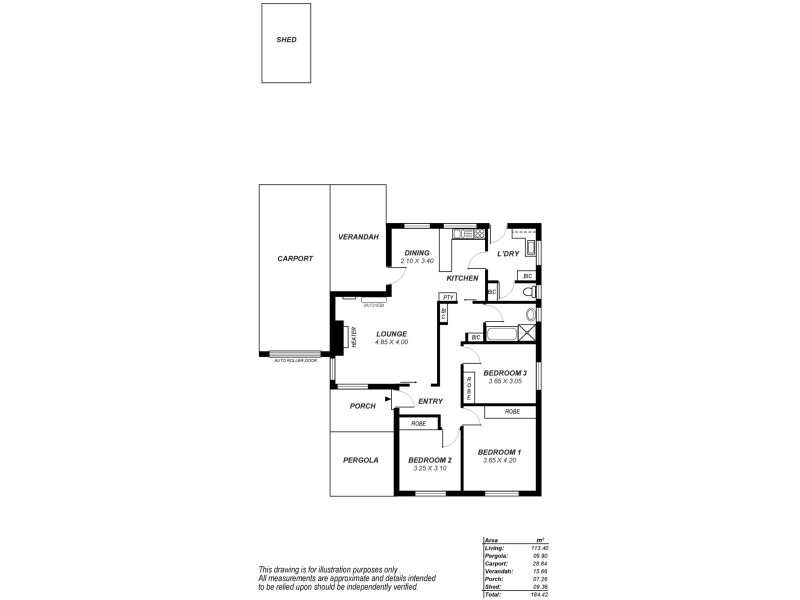 6 Stafford Street, Clearview SA 5085 Floorplan