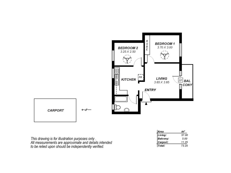 5/80 Battams Road, Marden SA 5070 Floorplan