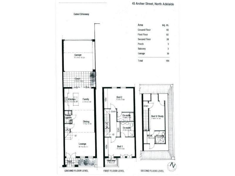 45 Archer Street, North Adelaide SA 5006 Floorplan