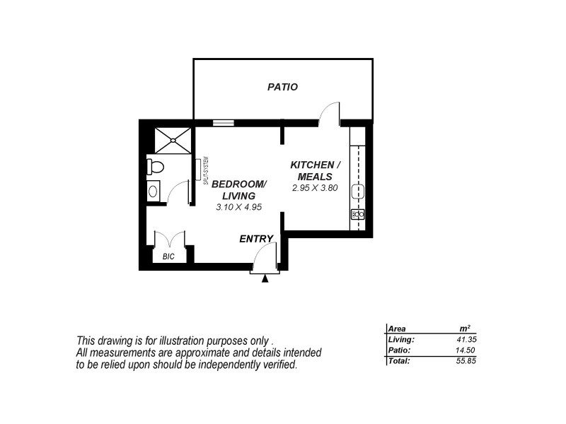113/33 Warwick Street, Walkerville SA 5081 Floorplan