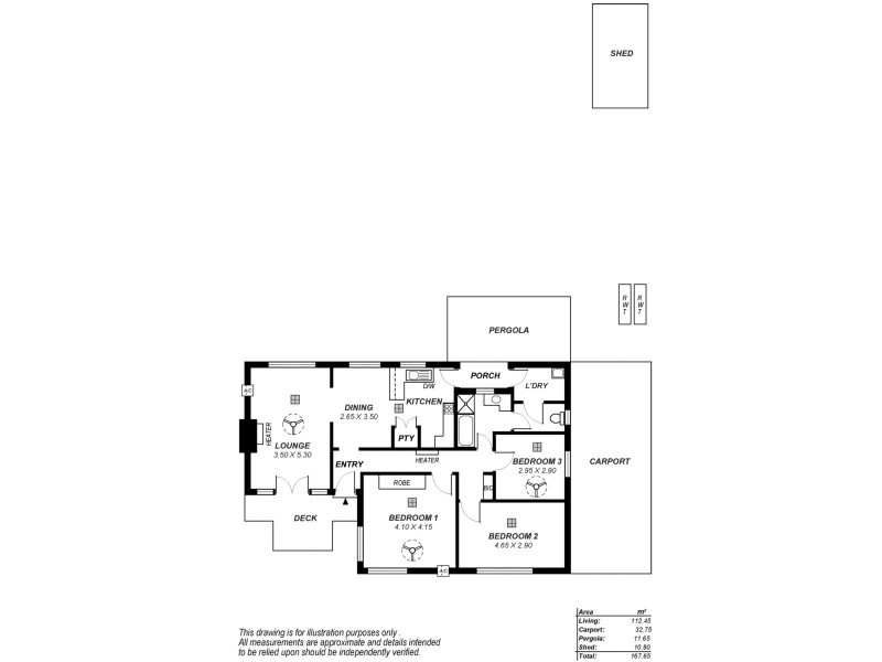 28 Fleming Avenue, Ridgehaven SA 5097 Floorplan