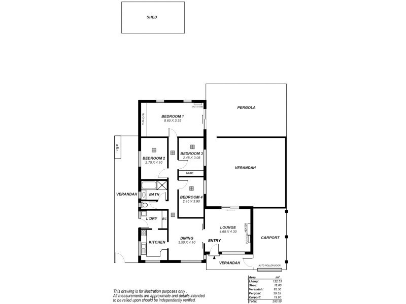 38 Brougham Drive, Valley View SA 5093 Floorplan
