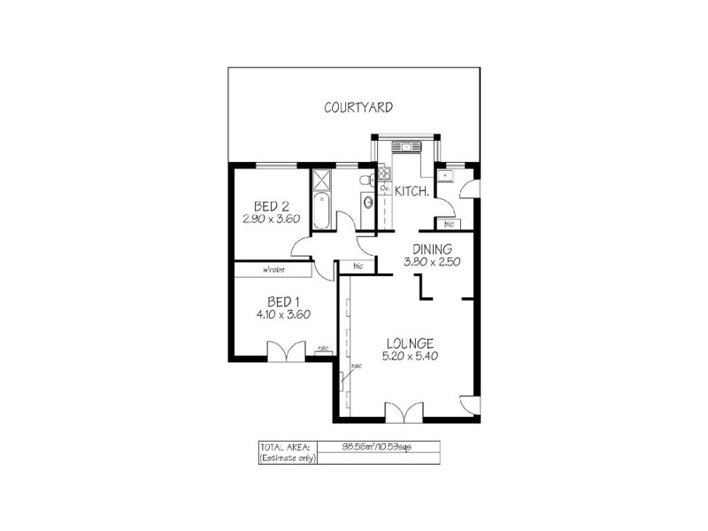 1/120 Osmond Terrace, Norwood SA 5067 Floorplan