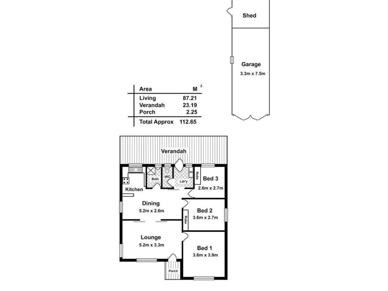 6 Melrose Avenue, Clearview SA 5085 Floorplan