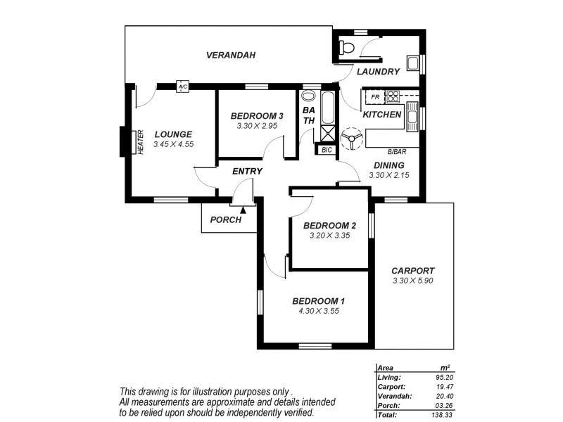 18 Guildford Street, Clearview SA 5085 Floorplan
