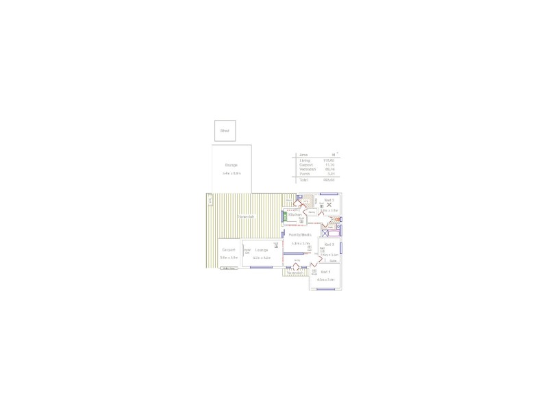 3 Wicklow Street, Salisbury Downs SA 5108 Floorplan