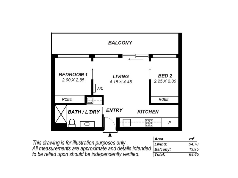 414/33 Warwick Street, Walkerville SA 5081 Floorplan