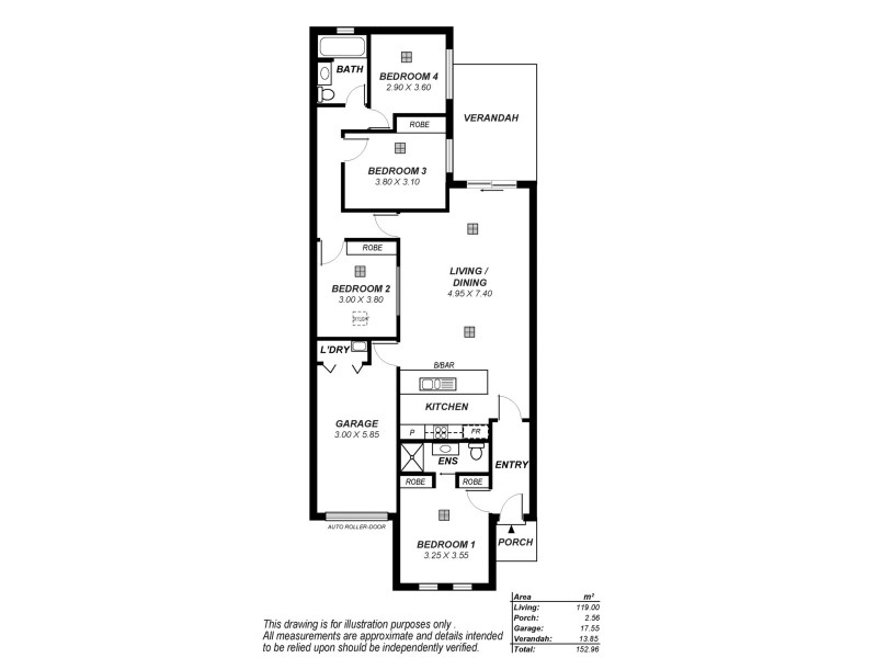3 Wentworth Street, Mawson Lakes SA 5095 Floorplan