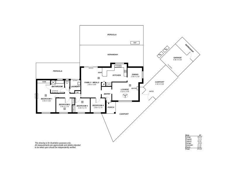 14 Matthew Court, Paralowie SA 5108 Floorplan