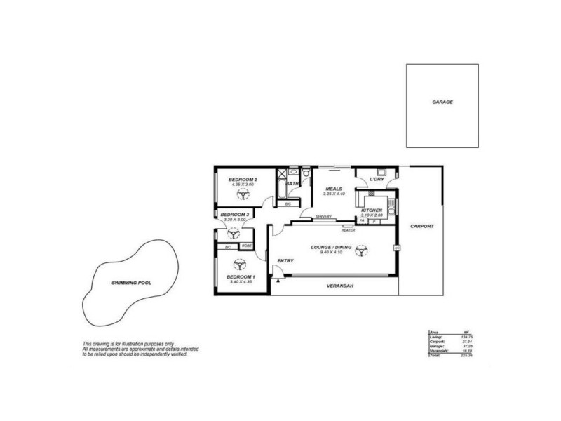 9 Loral Street, Para Hills SA 5096 Floorplan