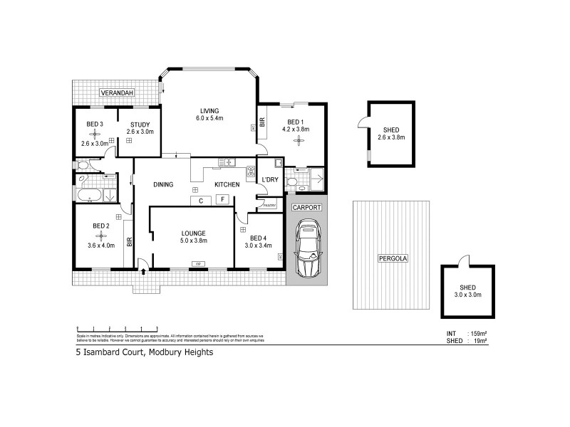 5 Isambard Court, Modbury Heights SA 5092 Floorplan
