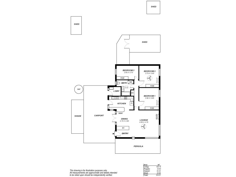 1 Faehse Street, Modbury SA 5092 Floorplan