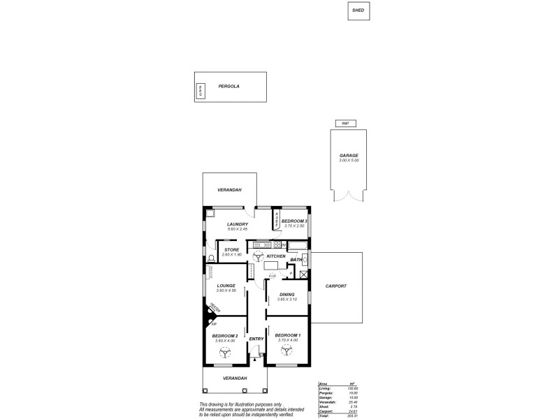 3 Minney Street, Broadview SA 5083 Floorplan