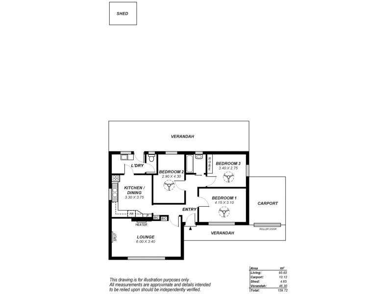 45 Laver Terrace, Felixstow SA 5070 Floorplan