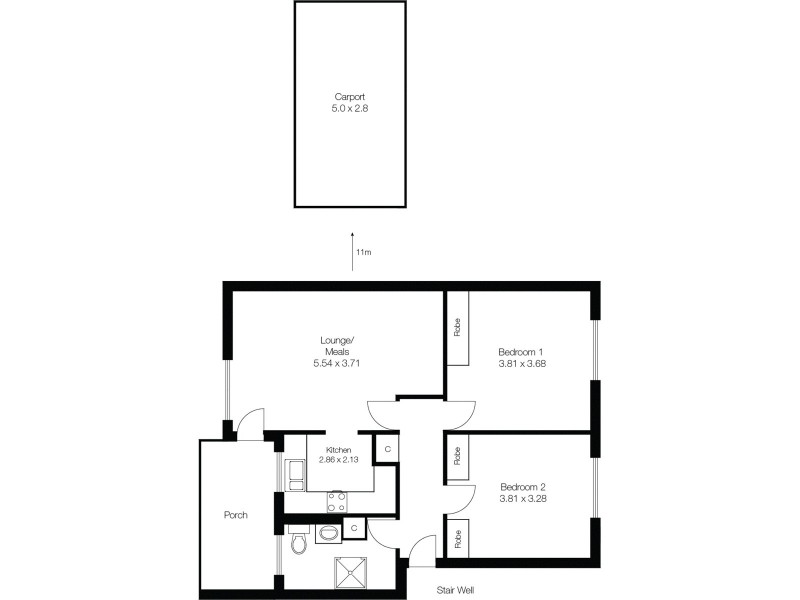 8/21 Laught Avenue, Black Forest SA 5035 Floorplan