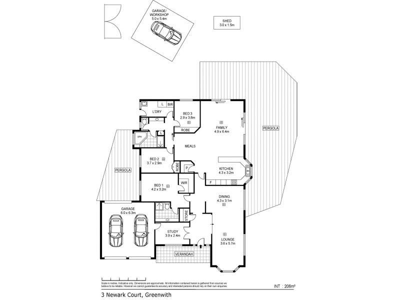 3 Newark Court, Greenwith SA 5125 Floorplan