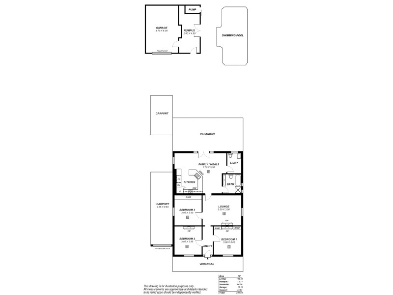 2 Second Avenue, Sefton Park SA 5083 Floorplan