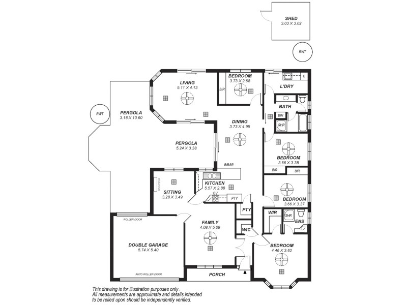 32 Saddle Crescent, Walkley Heights SA 5098 Floorplan