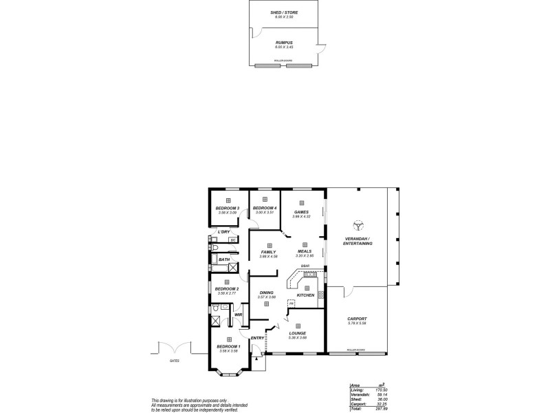 1 Macquarie Avenue, Hillcrest SA 5086 Floorplan
