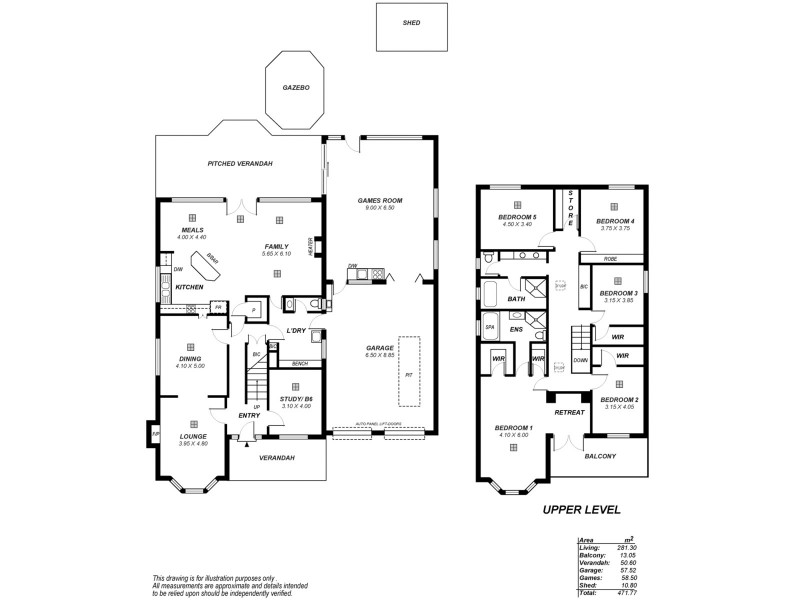 43 Walters Street, Tea Tree Gully SA 5091 Floorplan