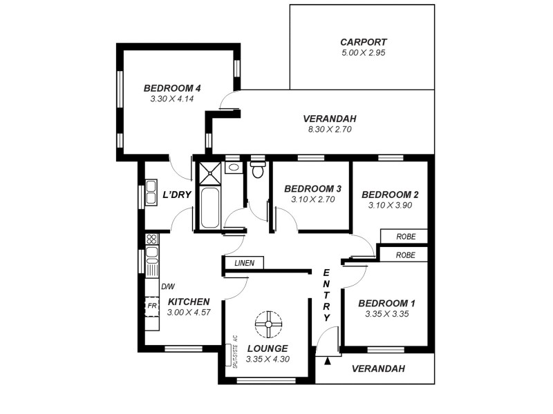 Lot 1/79 Agnes Street, Ottoway SA 5013 Floorplan