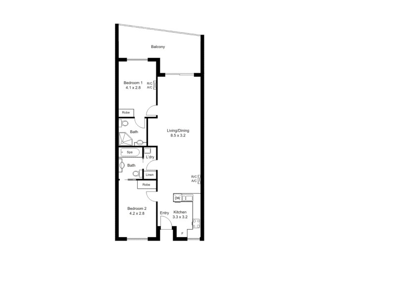 6/466 Pulteney Street, Adelaide SA 5000 Floorplan