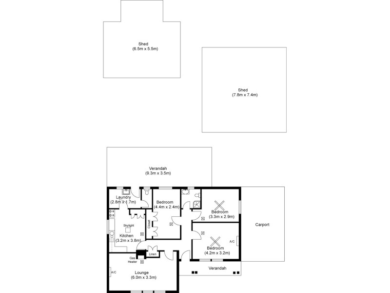 118 Harvey Road, Elizabeth South SA 5112 Floorplan