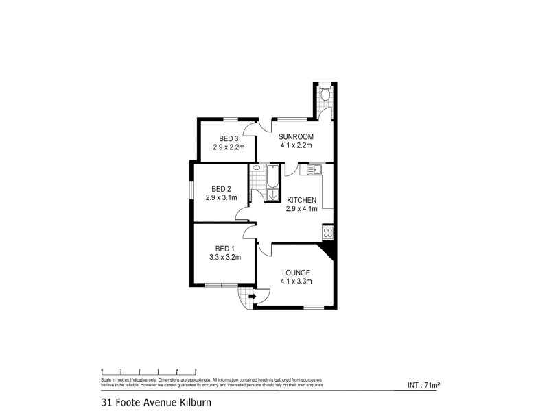 31 Foote Avenue, Kilburn SA 5084 Floorplan