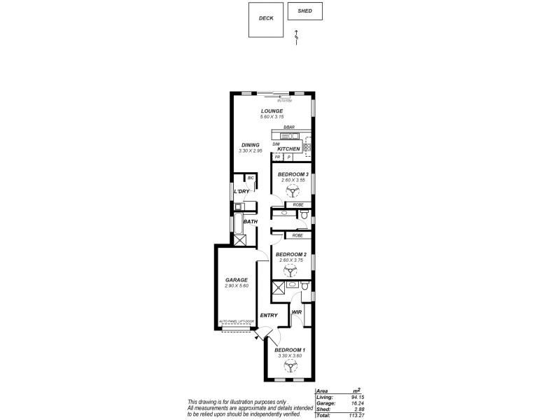 7 Berryman Street, Greenacres SA 5086 Floorplan